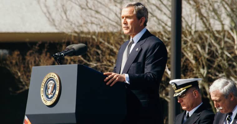White House removes George W. Bush portraits